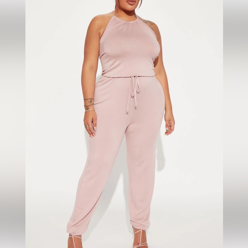 Fashion Nova Pink Jumpsuit